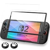 Switch 2用 ガラスフィルム【2枚セット ガイド枠付き】Switch2 フイルム ガイド枠付き 強化ガラス Switch2対応 液晶保護フィルム ケース カバー 硬度9H 全面保護 超耐久 高光沢 超薄型 撥油性 指紋防止 衝撃吸収 気泡なし 高透過率 貼り付け簡単
