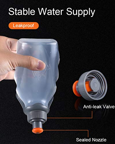 AONIJIE Running Water Bottle Clip 8.5 Oz (250ml) BPA-Free Bottle Holder for Hydration belt Packs for Running, Marathon, Walking, Hiking, Cycling, Trail, Skiing - Thumbnail 7