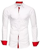 MODNERNE Herren Hemden von Kayhan, Slim Fit Hemd Herren S-3XL, Übergröße Regular / Comfort Fit / Extra Große Größen 4XL-6XL. Herren Hemd langarm Perfekt für jeden Anlass, ob für die Arbeit als Arbeitsbekleidung, Business, Hochzeit, Privat, Freizeit-Hemd.