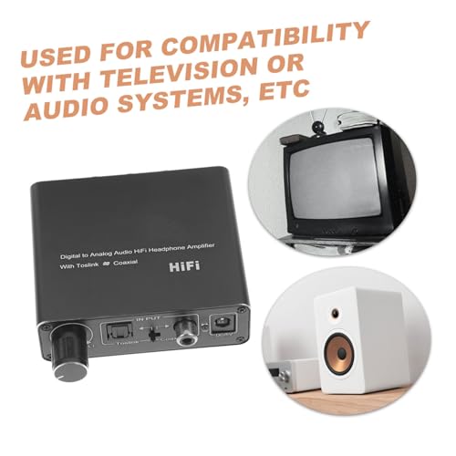 Convertidor óptico para uso doméstico con adaptador óptico analógico de audio 7