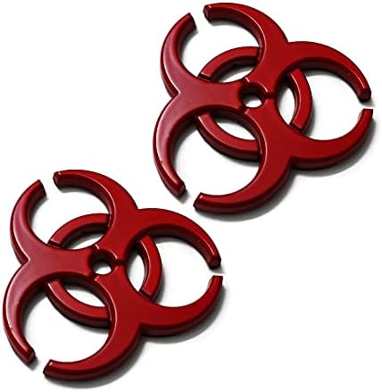 3D Metal Zombie Outbreak Umbrella Corp Emblem – Resident Evil Car Badge Decal Sticker
