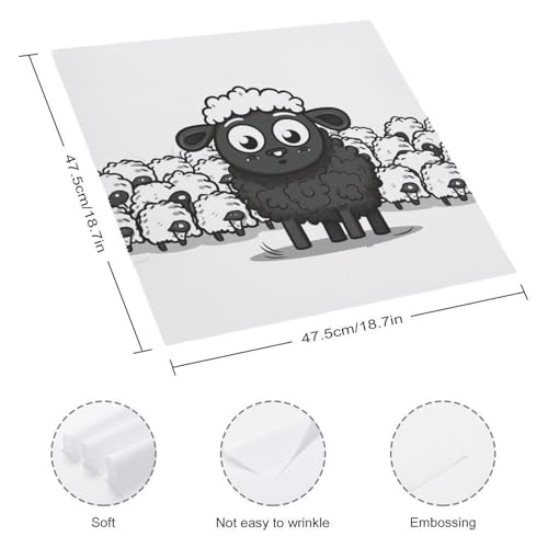 Servilletas de Tela Cuadradas 47.5x47.5 cm Polyester miniatura 2