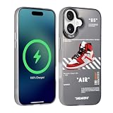 QUNQIN Cool Basketball Sports Sneaker Phone Case for iPhone 16 Case for Boys Men Shockproof Street Designer...