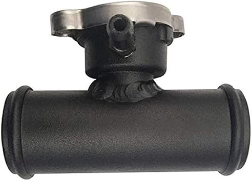 32mm 1-1/4 "الألومنيوم العلوي المبرد خرطوم حشو الرقبة مع كاب العالمي 1-1/4 "إلى 1-1/4" أسود