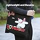 HOVERAir Tote Schwarze Damen-Tragetasche, leichte und tragbare lässige Schulter-Canvas-Tragetasche für Laptop und Pad, wiederverwendbare Stofftasche für Einkäufe, Arbeit und Reisen