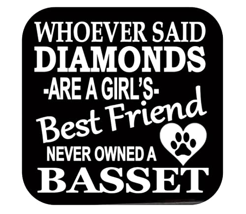 Basset Diamonds Tp 495 Sticker 6" Decal Rescue Dog Hound Rabbit Hunting #TOP6