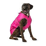 Ancol Muddy Paws All Weather Stormguard Dog Puppy Coat Pink - Waterproof Pet Jacket with Fleece Lining and Chest Protector - Elasticated Neck and Leg Straps - 60 cm Length up to 86 cm Girth - XL