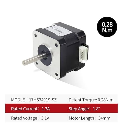 Moteur pas à pas résistant aux vibrations axe double 5mm 42x34mm