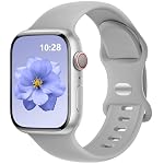 DaQin – DaQin Silikon Sport Armband Kompatibel mit Apple Watch 44mm 