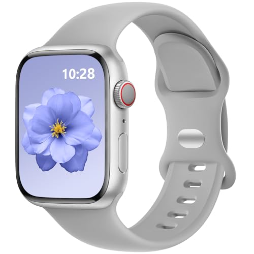 DaQin Silikon Sport Armband Kompatibel mit Apple Watch 44mm 45mm 46mm 49mm