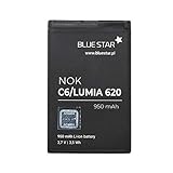 Bluestar Batteria di ricambio compatibile con Nokia Lumia 620 950 mAh Batteria di ricambio...