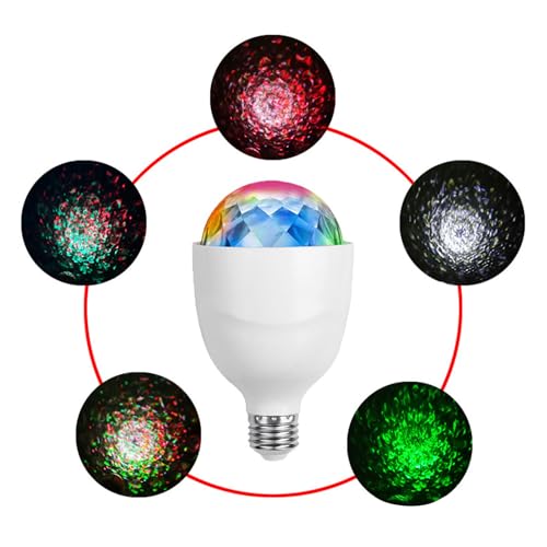 Ampoule LED RVB stroboscopique avec télécommande et mode son pour déco soirée