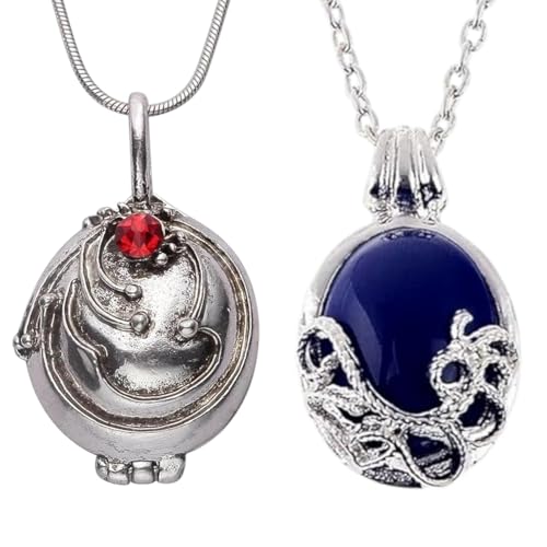 Elena Gilbert Vervain Vampire Locket + Katherine Pierce Daylight Blue