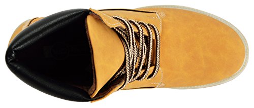 Image of West Code Mens Boots Synthetic Leather High Top Casual Shoes and Sneakers