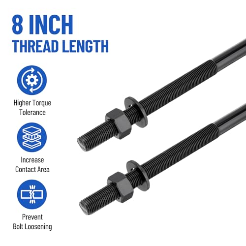 Image of 20 Inch Square Bend U-Bolt Kit for Truck Chassis