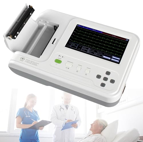 Monitor de electrocardiograma portátil con pantalla táctil LCD para un control preciso de la frecuencia cardíaca en casa o clínica