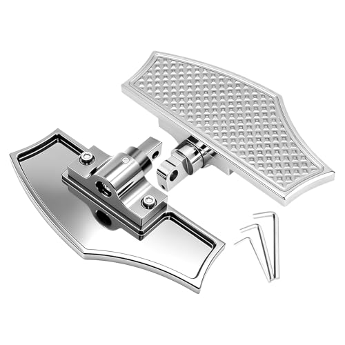 VPZMT Chrome Passenger Foot Pegs Foorests for Harley Touring Road Glide,Road King,Electra Glide,Street Glide & Softail Fat Boy, Heritage,Street Bob, Low Rider ST & Dyna by VPZMT - Image 4