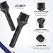 KSP M14x1.25 Lug Bolts for I3 I8 M2 M4 F80 X2 X4 X6, Conical Seat Extended 45mm Shank Hex 17mm Black Dacromet Wheel Studs Compatible with BMW Mini, Package of 10PCS