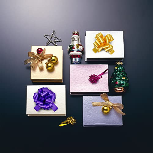 10 Pcs 4.7'' Ribbon Pull Bows For Gift Present Wrapping, Gift Bows For Wedding, Birthdays & Anniversaries Ribbon Bows For Flowers & Basket Decoration Large Bow For Gift Wrapping (Purple) #TOP5