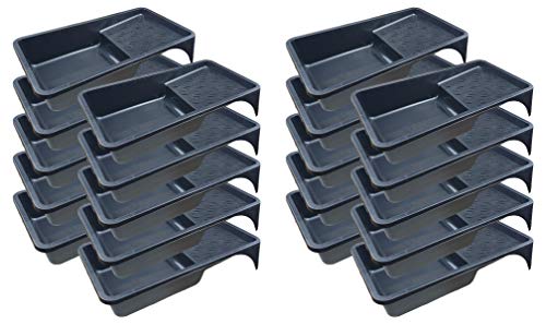 Lot de 20 bacs à peinture en plastique 160 x 310 mm