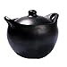 Ancient Cookware Black Clay, La Chamba Rounded Soup Pot - Large - 6 Quarts