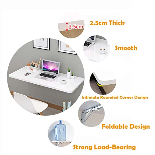 Gain de place assuré avec cette table murale pliable de cuisine