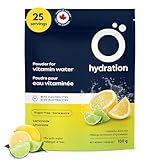 Ö Hydration Electrolyte Drink Mix | Lemonade | Sugar-Free Powdered Beverage | With Magnesium, Potassium, Sodium & Calcium | 25 Servings | With Vitamins C, E, B6 & B12 | Made in Canada