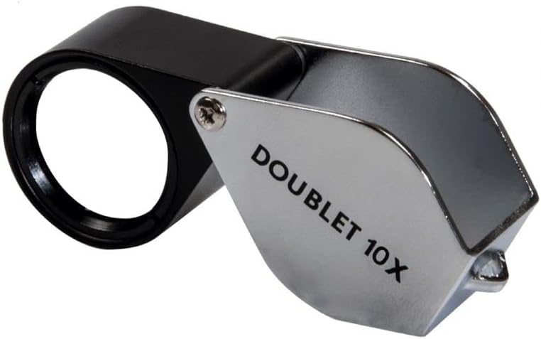 Kite Wams Magnifying Glass 10 x (10 x Diameter Headlamp) 23 mm Black