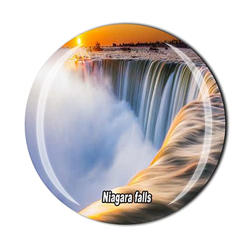 Niagara Falls Ontario Kanada und New York USA Kühlschrankmagnet Souvenir Geschenk Kristall Magnetaufkleber