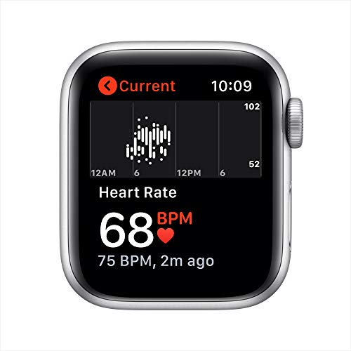 Apple Watch Serie SE 40mm GPS/Caixa de Alumínio Prata com Pulseira Esportiva Branca