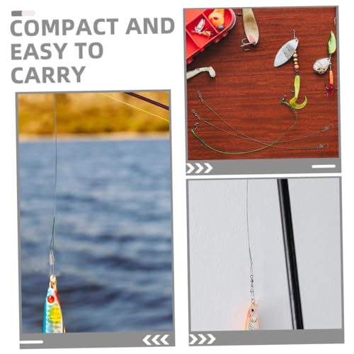 VICASKY Steel Wire Leader para Pesca 30 Piezas miniatura 7