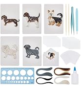 WEBEEDY Quilling Karten-Set - 20-teilig Mit Tier-Motiven Für Muttertag