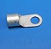 TYCO 321600 2 AWG Crimp Ring Tongue Terminal for 3/8" Stud, New Quantity-10