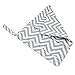 Baby Wet Bag Dry Bag Splice Cloth Diaper Wet Bags Waterproof Small Size with Zipper Snap Handle Pack of 2 (Chevron Rainbow and Grey)