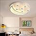 Produktbild AN Gzz Deng Home Außenbeleuchtung Deckenleuchte Moderne LED Acryl Sterne Mond Kinderzimmer Dimmbare 400 Mm