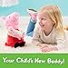 Peppa Pig Lil Friends Big Sis 11.5-inch Plush Stuffed Animal Featuring Baby Evie, Soft Toys for Fans, Girls, Preschoolers, Kids, Ages 3 and Up by Just Play