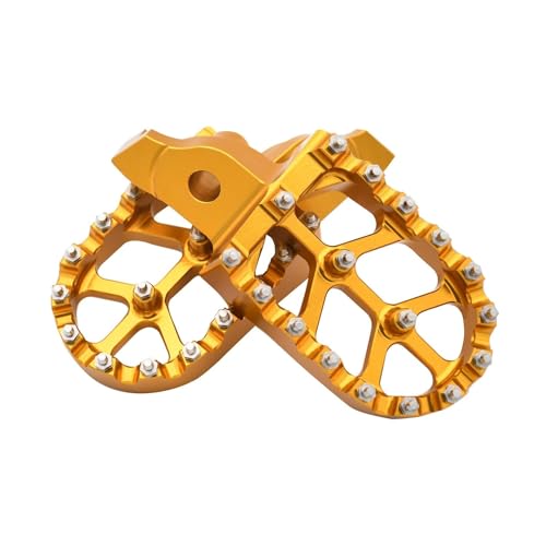 Repose-pieds moto Suzuki RMZ250/450 pèdale or