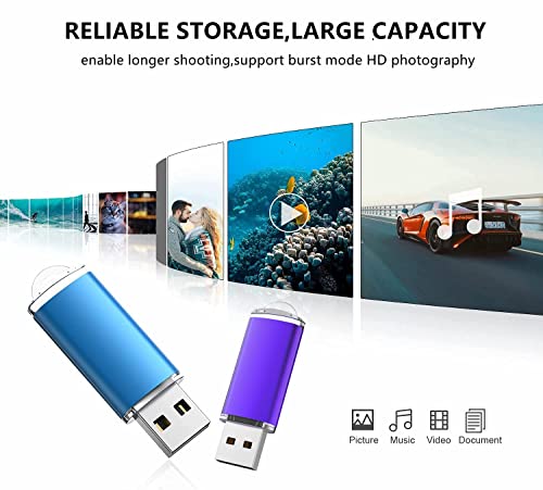 K&Zz 16Gb Usb Flash Drive 5 Pack Usb 2.0 Thumb Drives Memory Stick Gig Drive 16G Pen Drive Usb Stick Flash Stick Jump Drive For Pc Laptop, Multicolored #TOP2