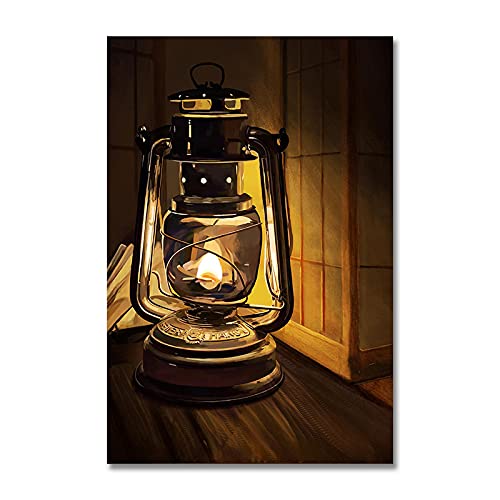 Affiches d'art lampes de table rétro impression haut de gamme - 2