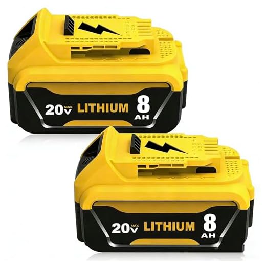 High Capacity 8000mAh Dewalt Battery Replacement