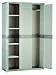 Plastiken Armario TITANIUM 105cm 3 Puertas con (2 puertas con 4 ESTANTES...