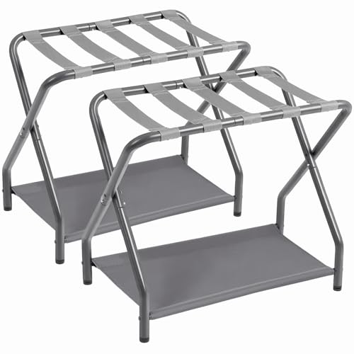 AMHANCIBLE Luggage Rack, Set of 2,...
