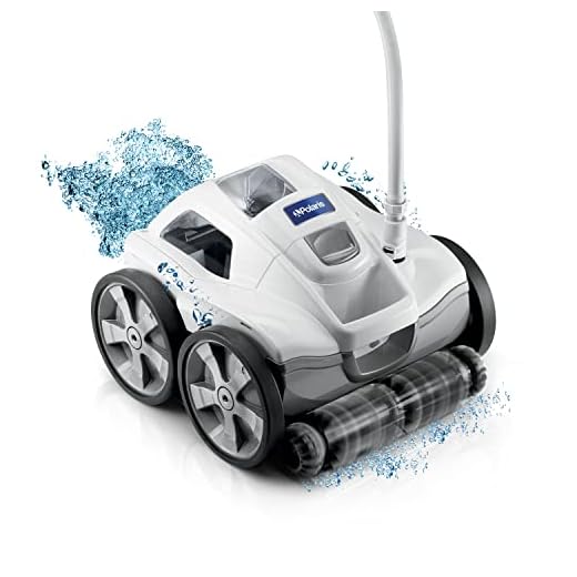 Polaris Quattro P40 Pressure Side Pool Cleaner for All In-Ground Pool Surfaces, Large-Capacity Dual Filtration Canister, 31' Hose & Transparent Lid to View Debris