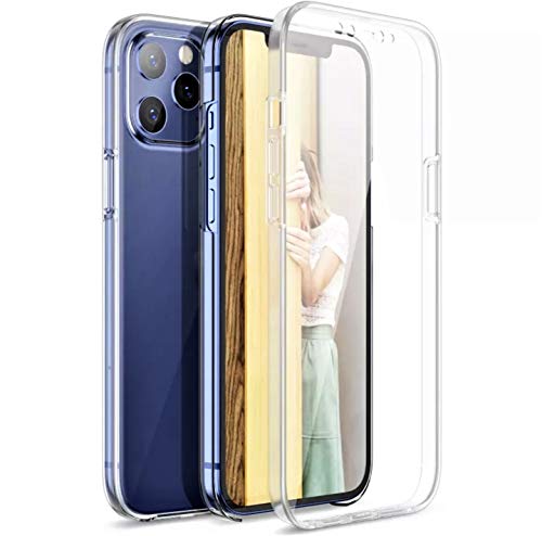Le petit Français® Coque pour IPhone 12 Pro Max Transparente Triple Protection complète Antichoc Avant arrière et Contour Camera intégrale Pro Hybride Slim Transparent Douze 2 Cover