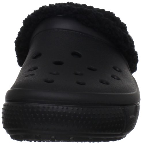 crocs Unisex Mammoth EVO Lined Clog,Black/Black,6 M US