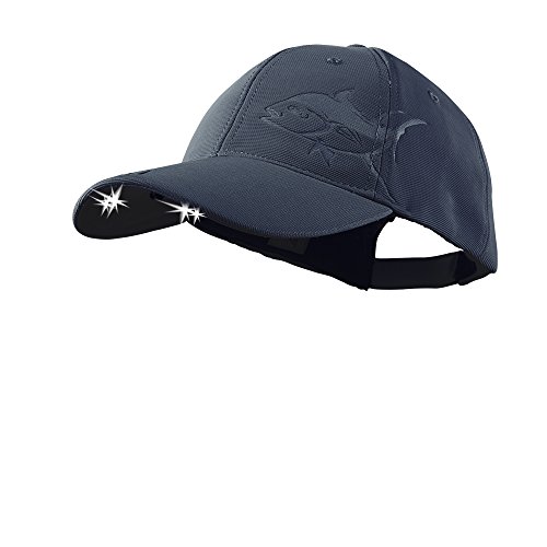 Panther Vision Cub4-3549 Powercap Led Tuna Hat 25/75 Ultra-Bright Hands Free Lighted Battery Powered Headlamp, Navy #TOP21