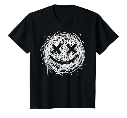 Kids Alternative Grunge Face. Boys or Girls Emo Goth Punk T-Shirt