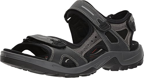 ECCO Mens Yucatan Sport Sandal Marine Oil Nubuck 10-10.5