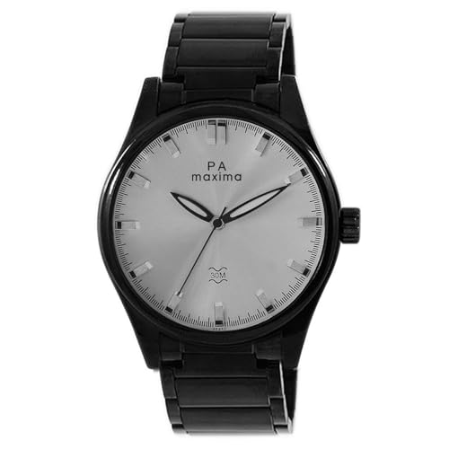 Image of Ego by Maxima Analog Silver Dial Men's Watch-35345CMGB