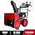 PowerSmart Snow Blower Gas Powered 26 in. 208cc Briggs and Stratton Engine with Eletric Start, Handle Warmer, Self-Propelled Two-Stage Snowblower